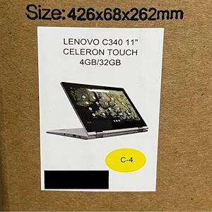 Lenovo C340 11” Chromebook Touchscreen